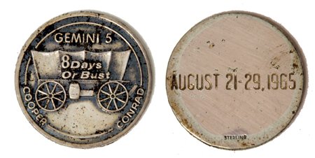 Gemini GT-05 FLOWN 29mm Sterling Silver Medallion