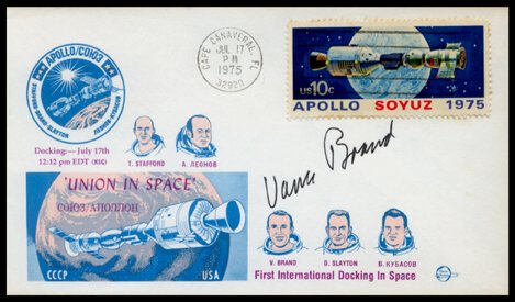 Vance Brand ASTP Autograph