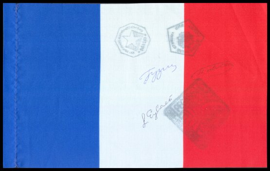 Soyuz TM-27 FLOWN French Flag