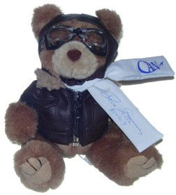 Apollo 9 David Scott Bear: This is a REALLY VALUABLE bear, as every dollar you bid for him goes straight to the Corporate Angel Network, the non-profit group that arranges free air transportation for cancer patients, bone marro