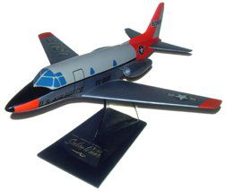 North American Aviation T-39 Contractors Model: (13 x 13") This Sabreliner T-39 model with logos that read "U.S.A.F" , "TG-868" AND "92868" comes with a black plastic base. Excellent condition. Ex. the collection of astronaut David Scott. COA inclu