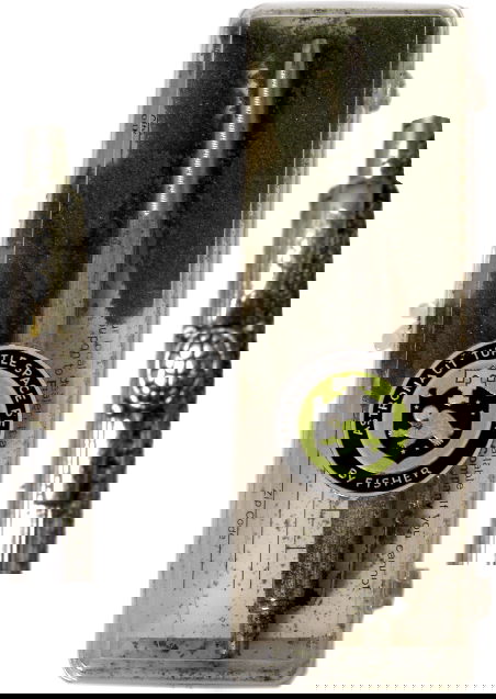 David Scott Autograph Fisher "Turtle Space Pen": David Scott autograph on the insert of a Fisher "Astronaut Turtle Space Pen". Signed "Dave Scott, Gemini 8, Apollo 9, Apollo 15" in fine black Sharpie. The pen is in its original case. The green cushi