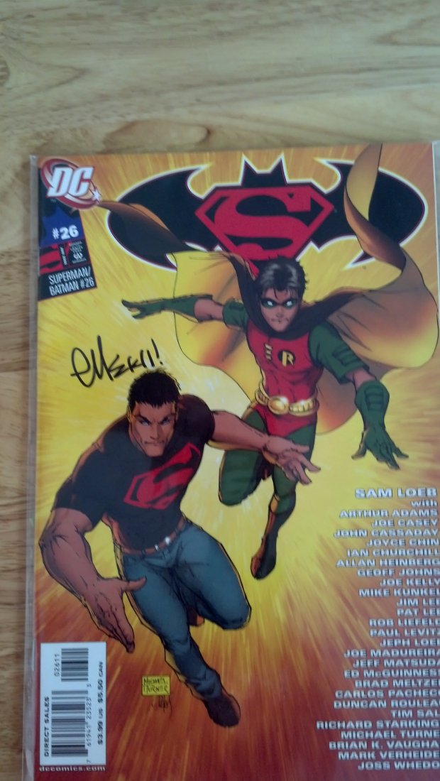 SUPERMAN/BATMAN ISSUE #26 SIGNED