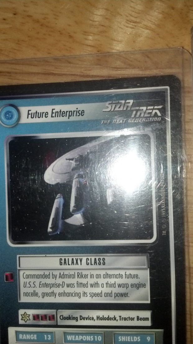 (3) STAR TREK NEXT GENERATION CARDS - 2