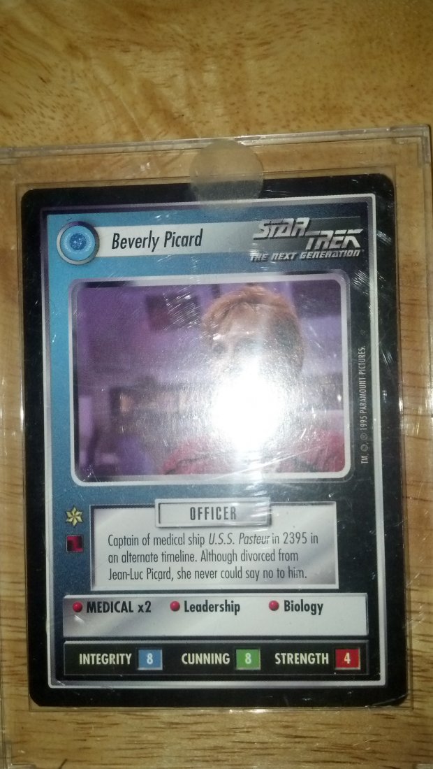 (3) STAR TREK NEXT GENERATION CARDS - 4