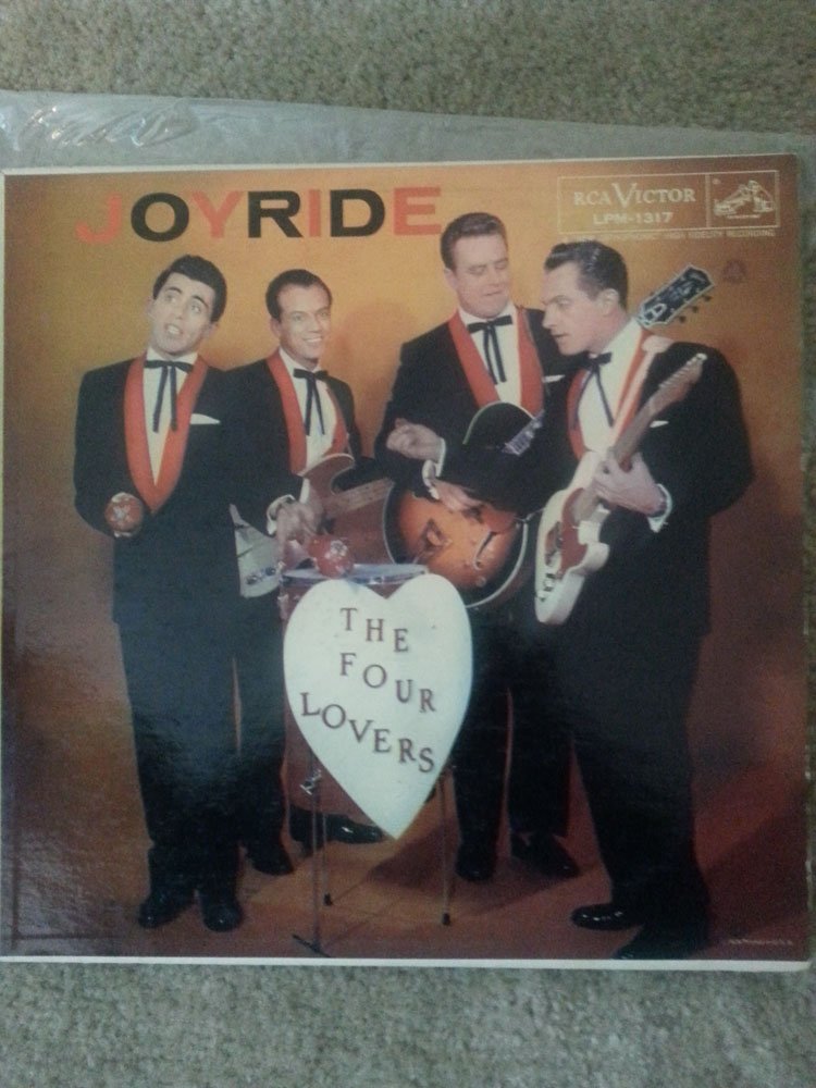 FRANKIE VALLI-THE FOUR LOVERS-ORIGINAL 1ST PRESSING-VG+