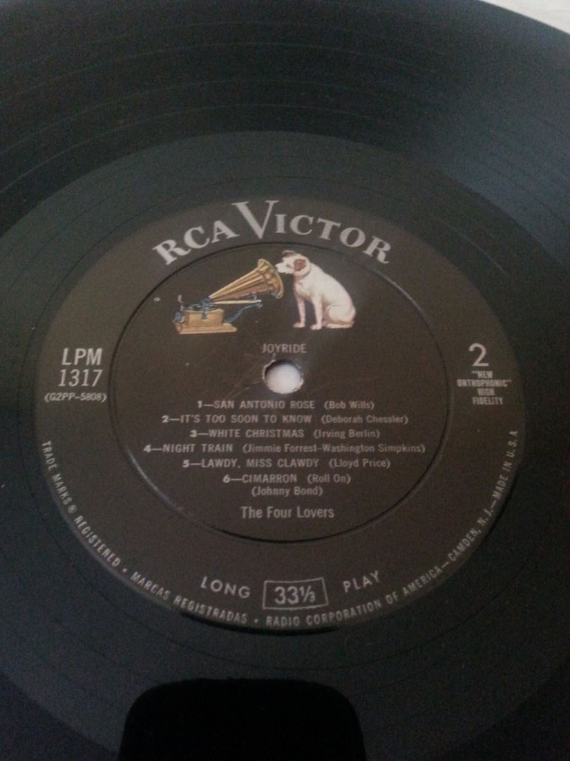 FRANKIE VALLI-THE FOUR LOVERS-ORIGINAL 1ST PRESSING-VG+ - 3