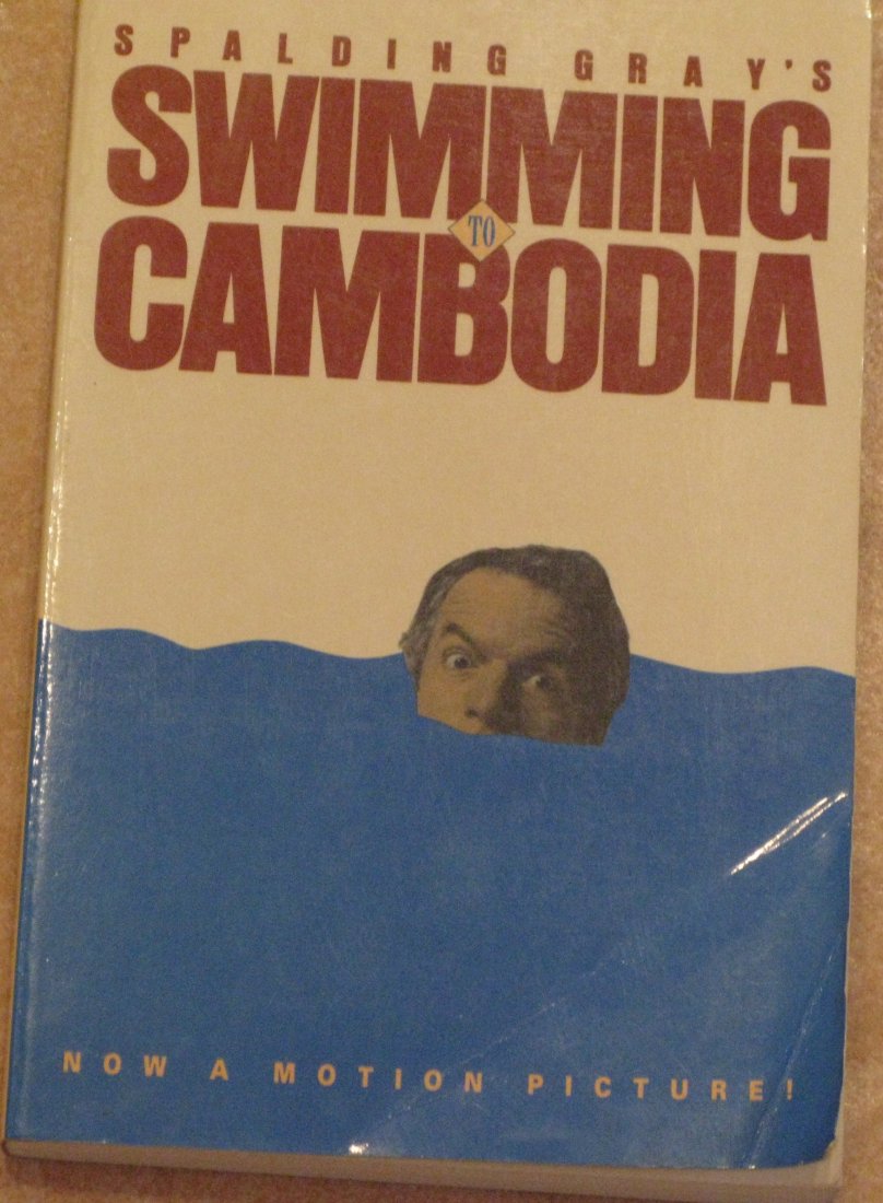 Swimming to Cambodia Book Signed by Spalding Gray