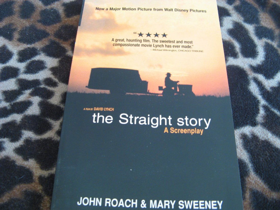 David Lynch's The Straight Story Signed By Its Authors: DAVID LYNCH'S STRAIGHT STORY SCREENPLAY IS SIGNED BY ITS AUTHORS JOHN ROACH AND MARY SWEENEY