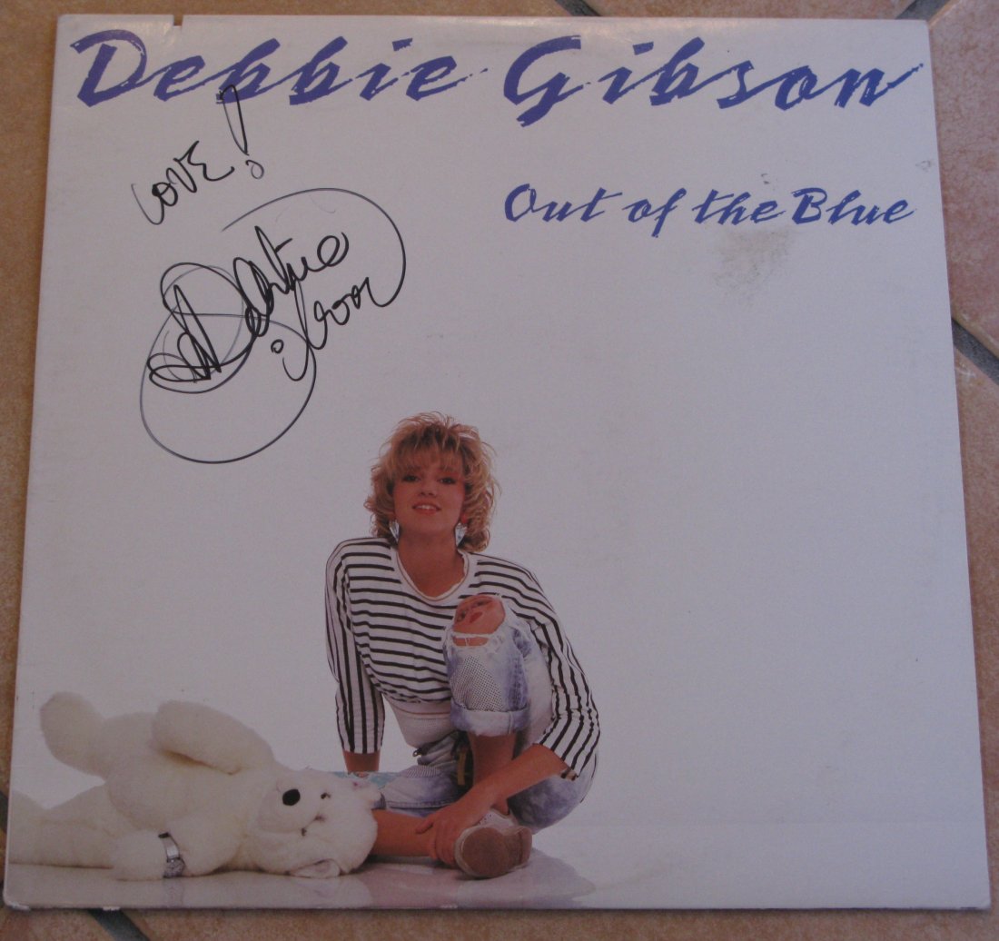 Debbie Gibson LP Signed By Debbie Gibson: Debbie Gibson LP Autographed By Debbie Gibson