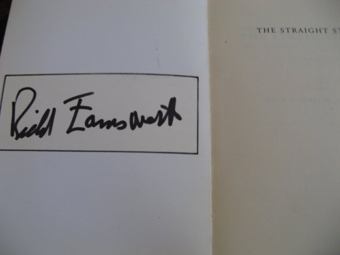 David Lynch's Straight Story Signed Richard Farnsworth: David Lynch's The Straight Story Signed by Cast Member Richard Farnsworth