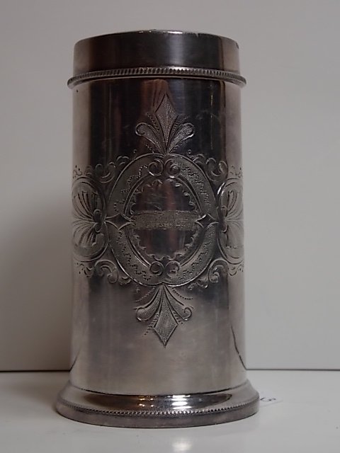 19th century silverplated redfield & rice muffineer - 2