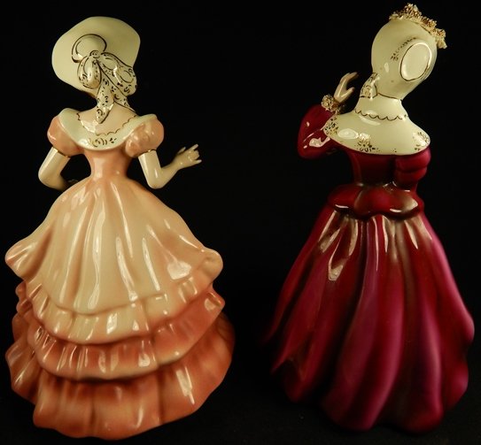 (2) Florence Semi-Porcelain Figurines - 2