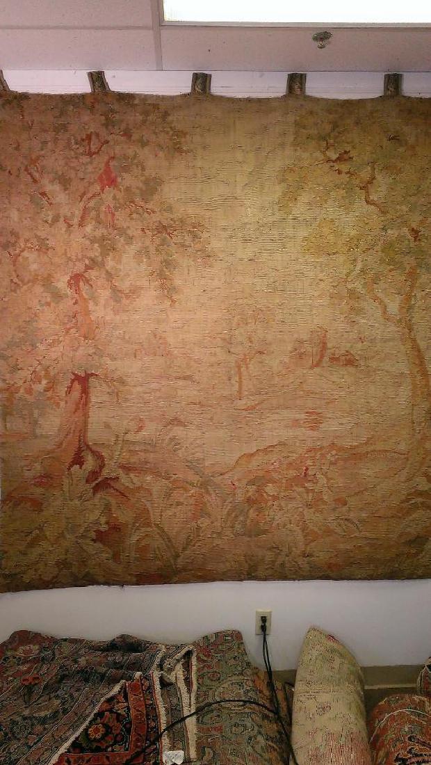 European Flemish Tapestry wool 17th century Belgian (1 of 14)