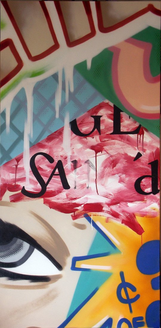 John Crash Matos - Graffiti Legend, “Liquid Love”, 1990 (1 of 2)