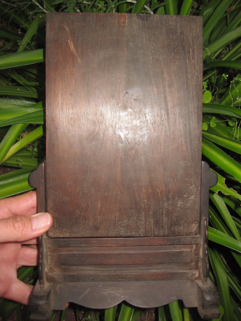 Chinese Wooden board table screen carving, Qing dynasty - 7