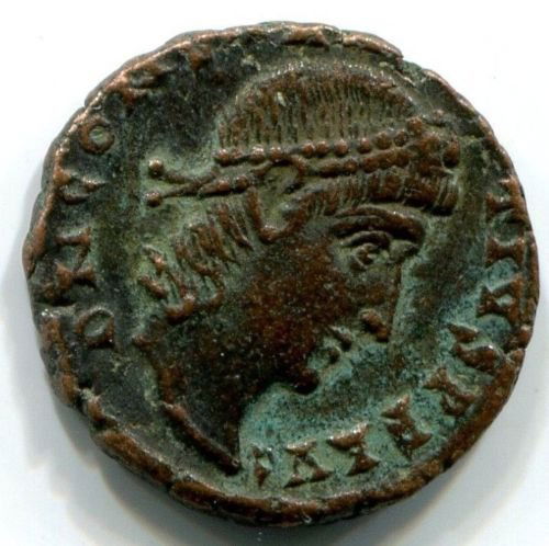 Roman bronze coin Constantius II (337-361 AD, Ihnasayah (1 of 10)