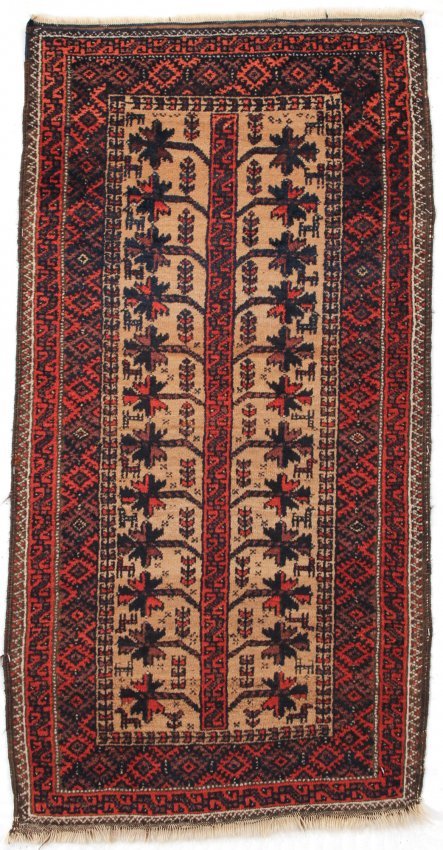 Baluch Tree of Life Balisht Rug (1 of 3)