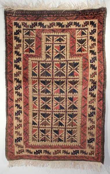 Baluch Camel Hair Prayer Rug (1 of 6)