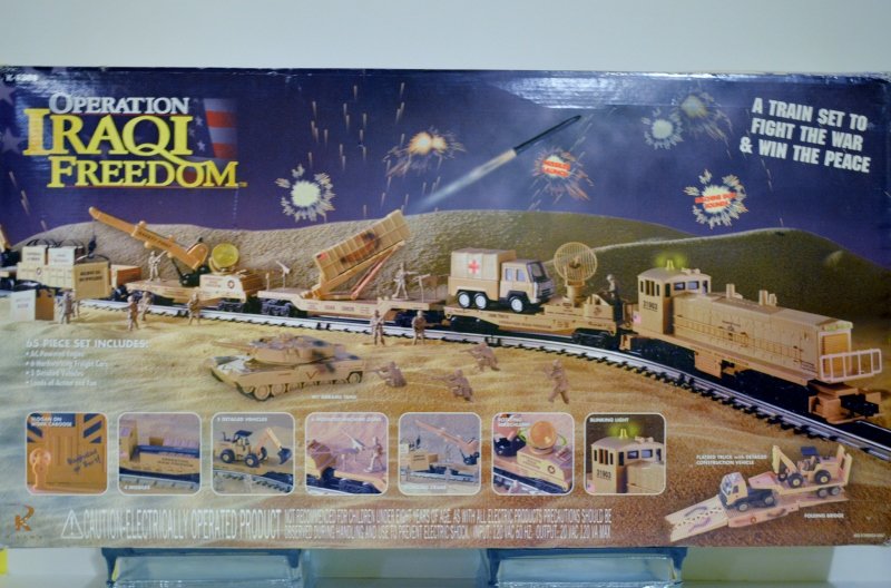 Rail King Operation Iraqi Freedom Train Set Complete: Rail King Operation Iraqi Freedom Train Set Complete