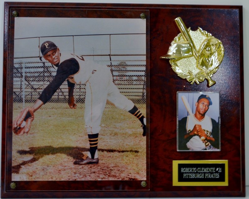 Roberto Clemente #21 Pittsburg Pirates Plaque: Roberto Clemente #21 Pittsburg Pirates Plaque