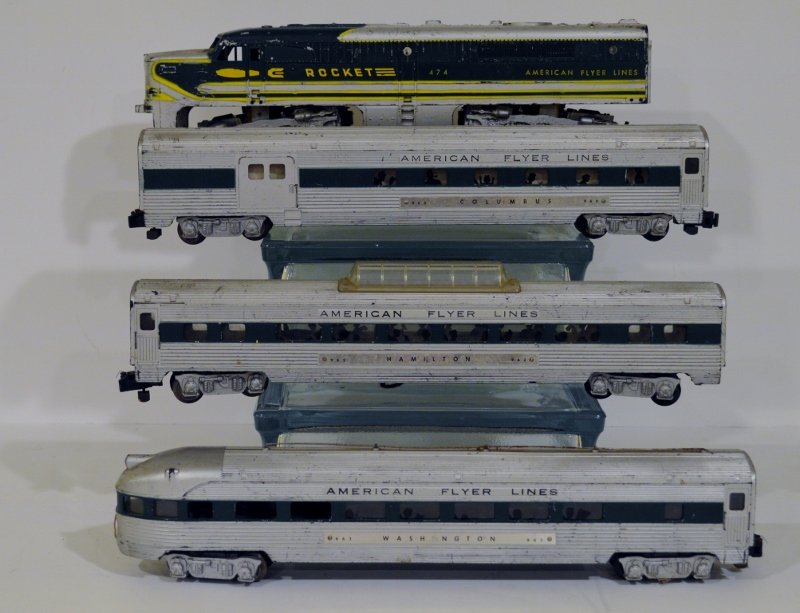 AMERICAN FLYER 474 ROCKET PASSENGER SET: AMERICAN FLYER 474 ROCKET PASSENGER SET