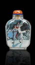 An inside-painted 'The White Hair Girl' snuff bottle