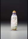 A Famille Rose Enamel on White Glass Snuff Bottle