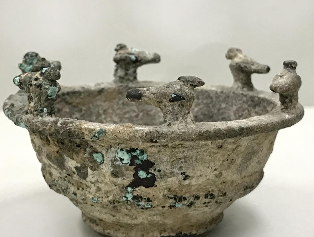 A Nice Early Islamic Seljuk Copper/Bronze Pottery with (1 of 1)