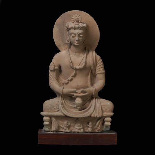 Gandharan Grey Schist Statue of Buddha (1 of 1)