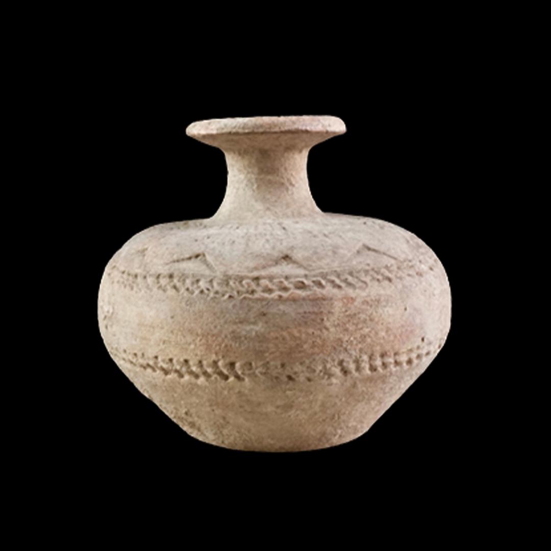 Islamic unglazed Terracotta Bottle (1 of 1)