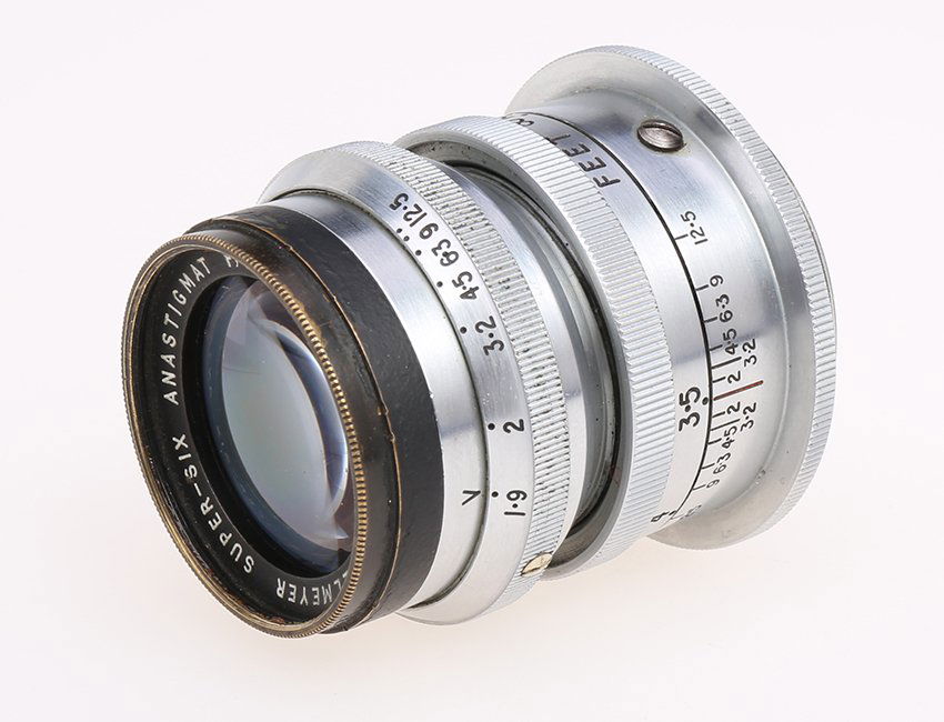 Dallmeyer Super-Six Anastigmat 2” 1.9/50mm #319739: Made in original Leica bayonet mount, with small batch of approx. 250 pieces only, very rare. This lens comes with both lens cap, in excellent condition.