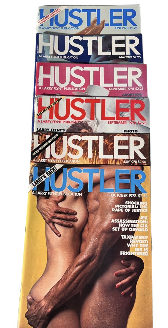 SET OF 6 Hustler Magazine  1978 (1 of 1)