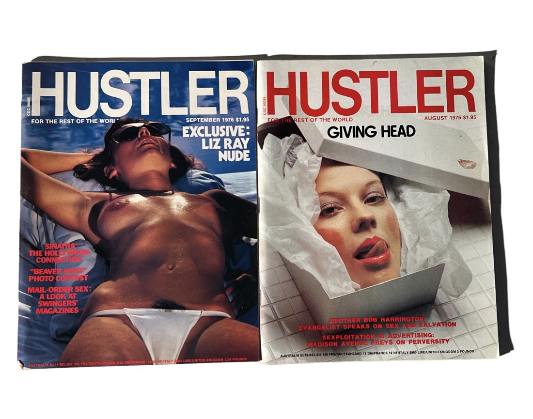 SET OF 2 Hustler Magazine 1976: SET OF 2 Hustler Magazine 1976