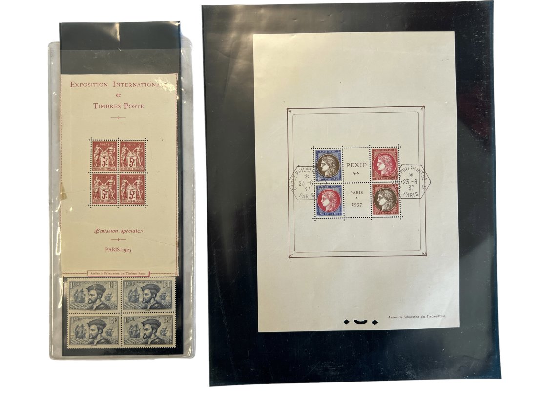 RARE FRANCE POSTAL STAMP SET (1 of 4)