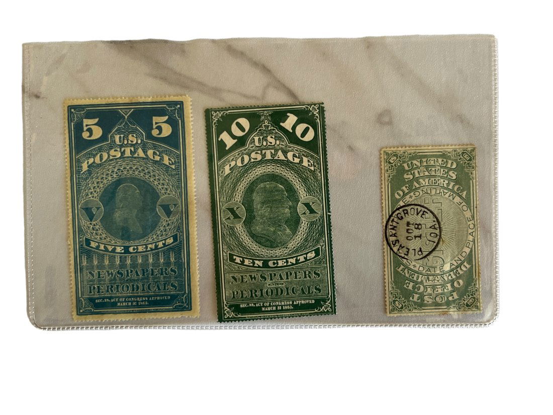 SET US RARE STAMPS NEWSPAPER periodical (1 of 6)