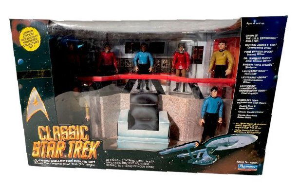 Playmates  Classic Star Trek Collector Figure Set NEW IN BOX (1 of 3)
