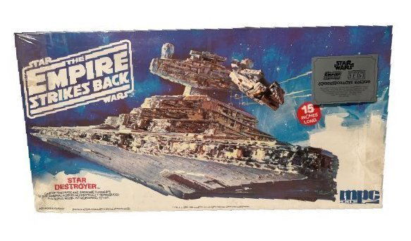 STAR WARS 1980 EMPIRE STRIKES BACK Star Destroyer ORIGINAL MPC Model Kit Sealed (1 of 5)