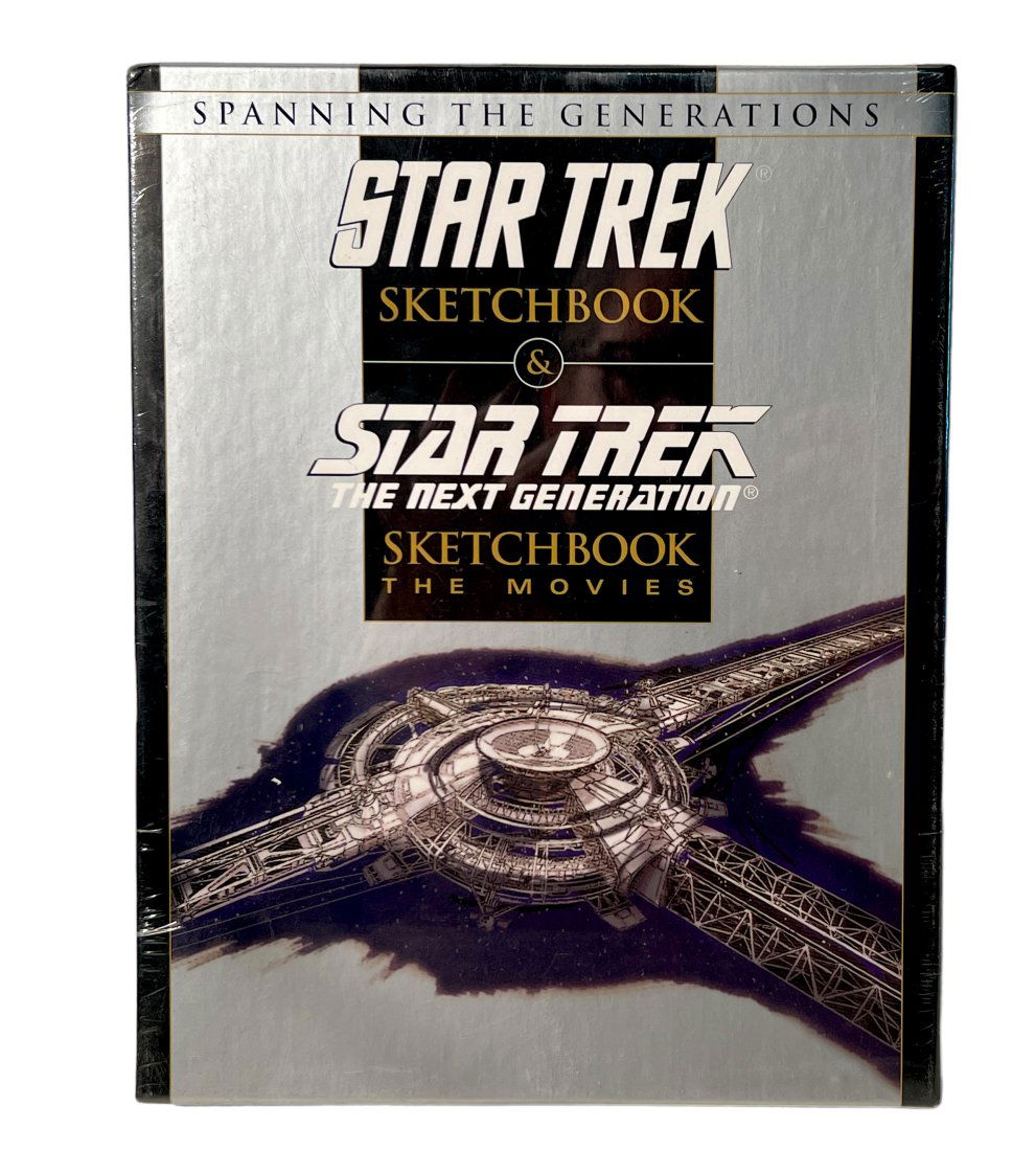 STAR TREK SKETCHBOOK & STAR TREK NEXT GENERATION SKETCHBOOK (1 of 6)