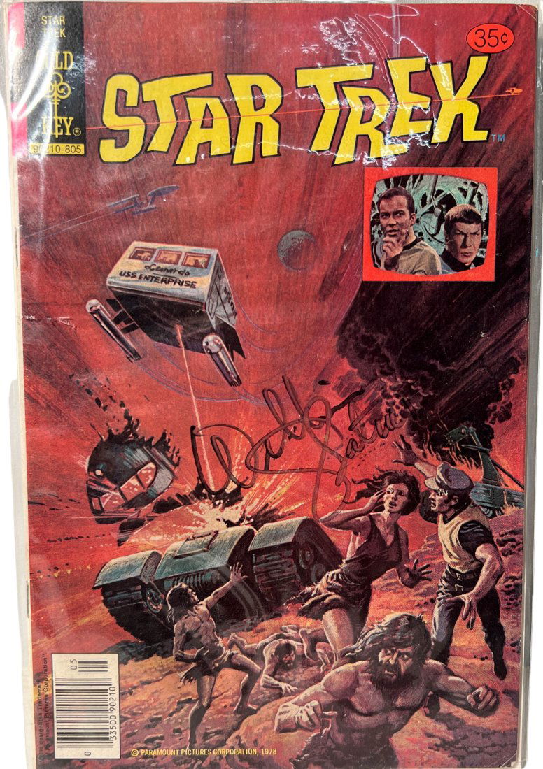 COMIC BOOK STAR TREK #52 WHITMAN 1978  SIGNED (1 of 9)