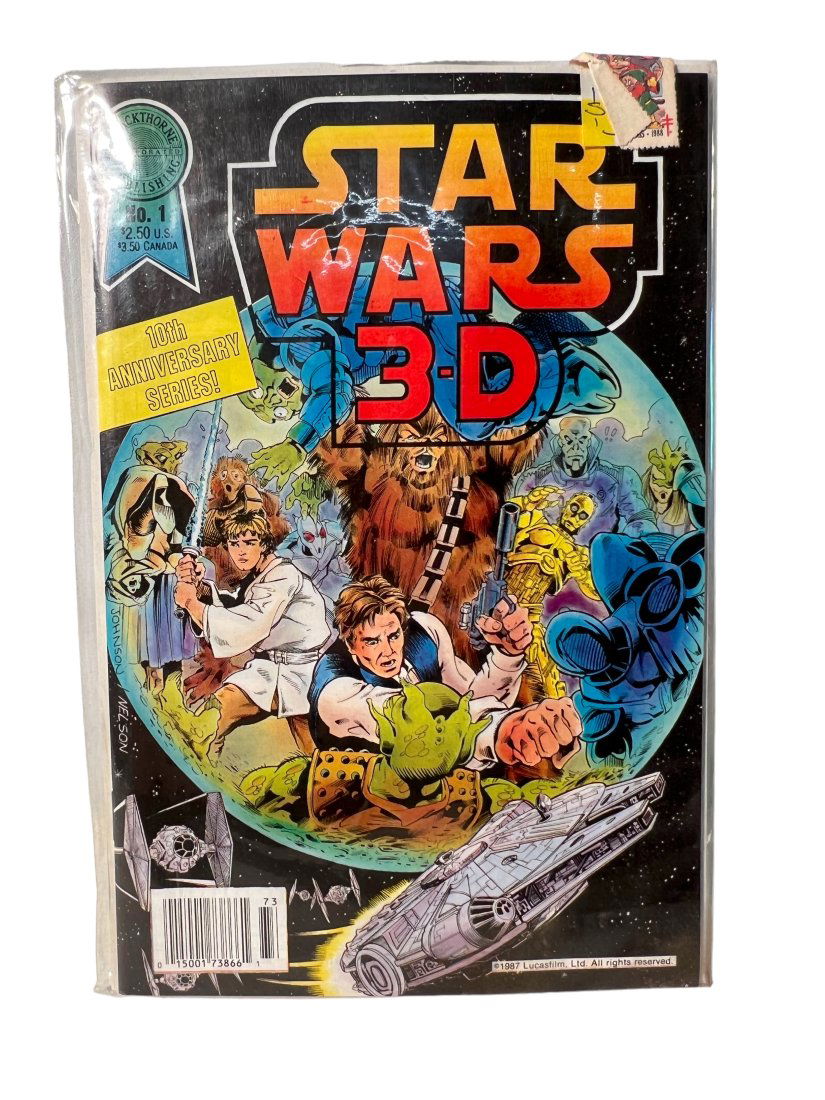 STAR WARS IN 3-D (BLACKTHORNE) (1987 Series) #1 2ND PRT Very Fine Comics Book (1 of 6)