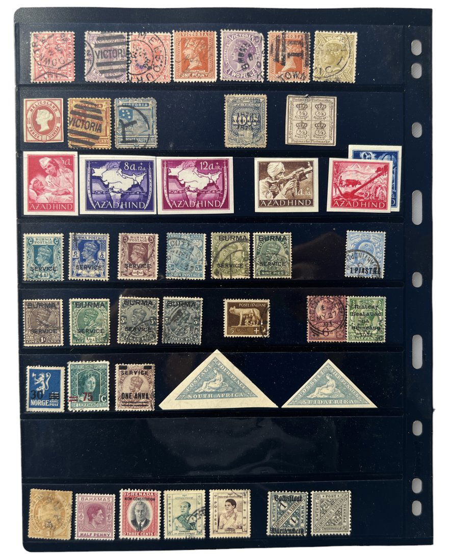 SET OF GREAT BRITAIN COLONIAL STAMPS (1 of 5)