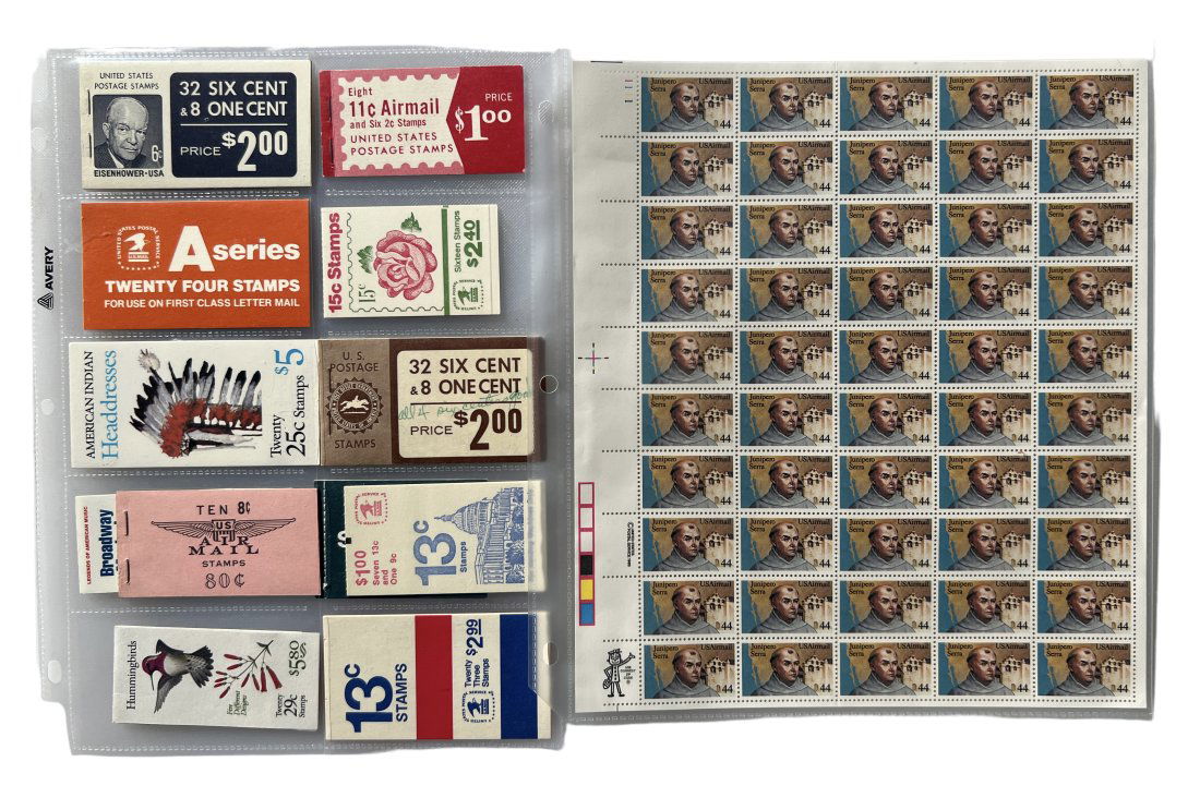 SET OF US POSTAGE STAMPS BLOCKS (1 of 5)