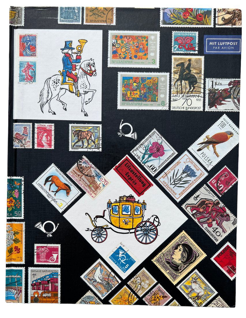 SET OF US STAMPS COLLECTION WITH BOOK (1 of 14)