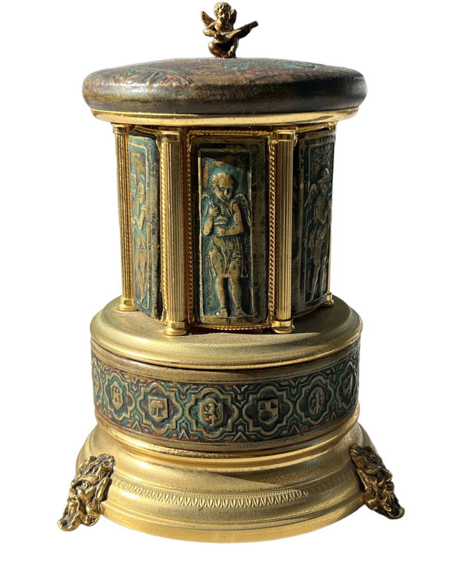 Reuge Swiss Ballerina Music Box & Cigarette Holder (1 of 5)