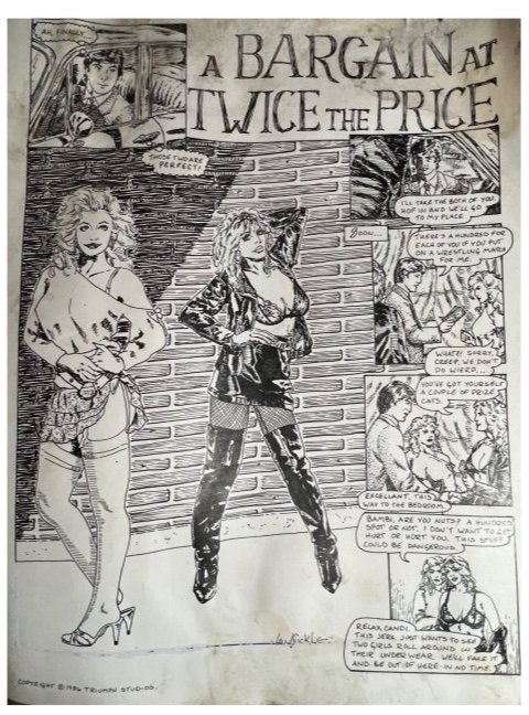 VINTAGE RARE COMIC BOOK  A BARGAIN AT TWICE THE  PRICE SIGNED (1 of 8)