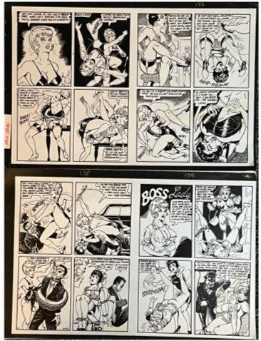VINTAGE RARE COMIC BOSS LADY BY ENEG (1 of 9)