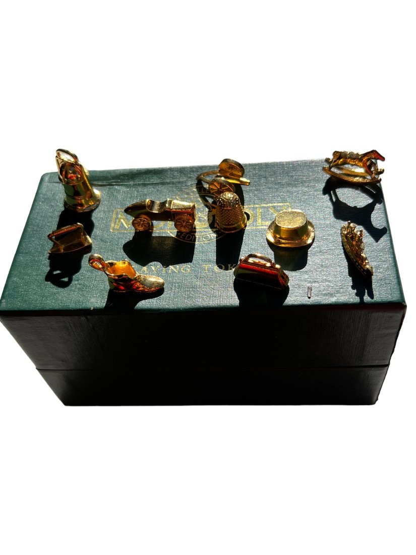 THE COLLECTORS EDITION Monopoly board game GOLD 24K PLAYING TOKEN 1991 (1 of 4)