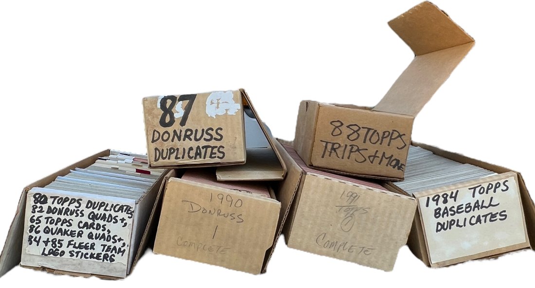 SET OF 6 BOX BASEBALL TRADING CARDS BOXES BULK (1 of 7)