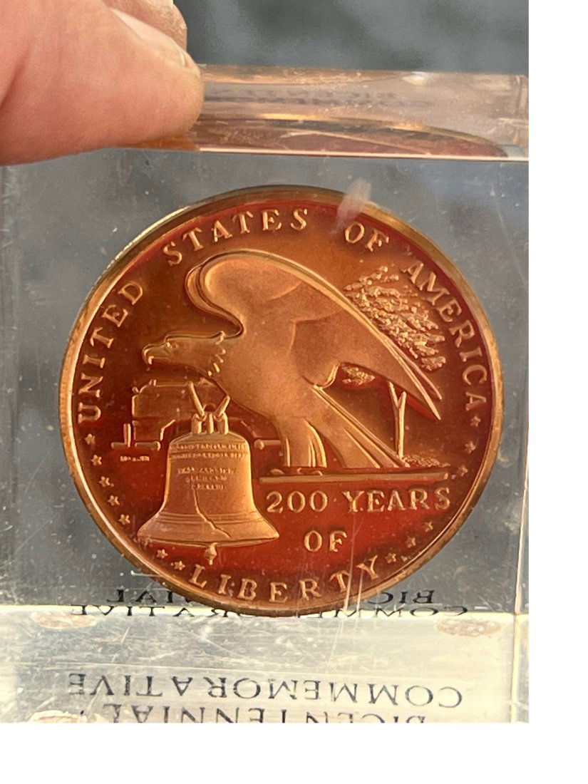 200 Years of Liberty 純銀 八角形 希少 1976年発行 1 Ounce - 200 Years of Liberty - United States – Numista